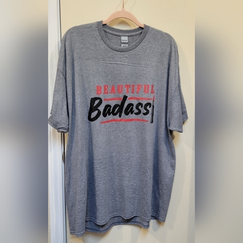 New Gray Graphic T-Shirt